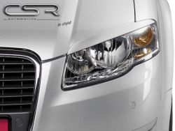 Реснички на фары Audi A4 B7 ABS